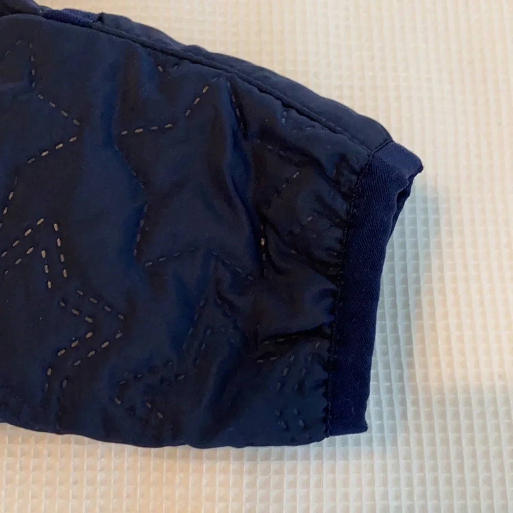 Baby Gap Jumpsuit Quitted Star Navy Blue 6-12 M